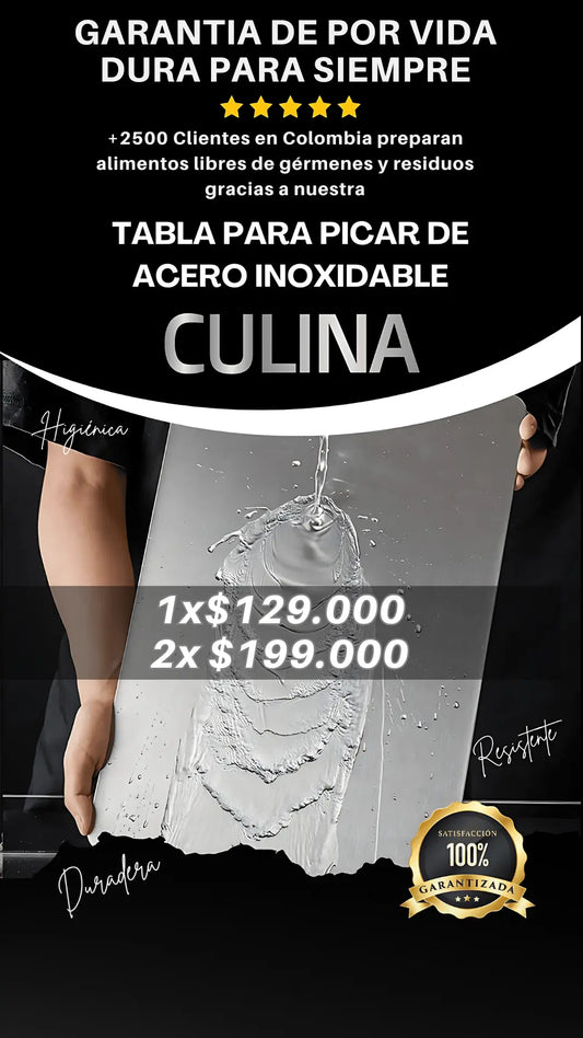 Tabla titanio acero